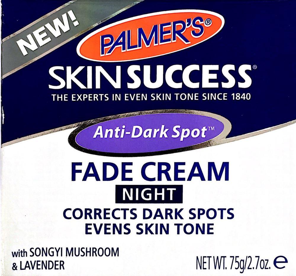 Palmers Skin Success Anti Dark Spot Fade Cream Night 75gm cheaper than bargain chemist,cheaper than chemist warehouse,cheaper than pharmacy direct,fade cream,fade cream night,issues,palmers,skin success