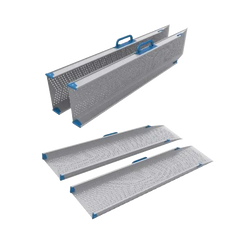 Allied Medical Pondus 55cm Ramp easy placement,Ramp,Two-piece design for adjustable,Wheel Chair Ramp