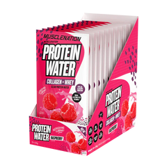 Muscle Nation PROTEIN WATER - Box of 10 Single Serve Sachets