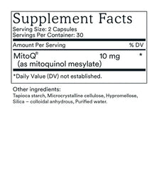 MitoQ Pure Cellular Energy To Support Organ Health 5mg 60 Capsules triple pack total 180 capsules antioxidant,google,issues,mito,mito q,mitoq