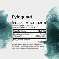 Microbiome Labs PyloGuard 30 Capsules supplement facts
