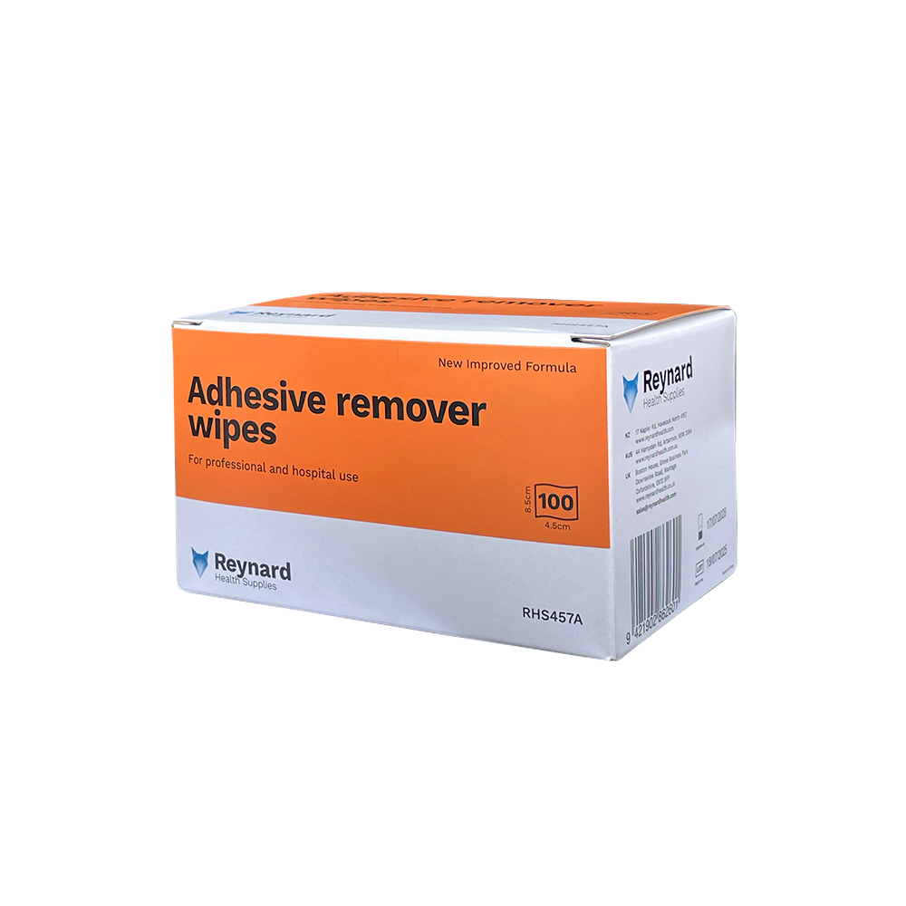 Adhesive Remover Wipes - Box 100 Wipes