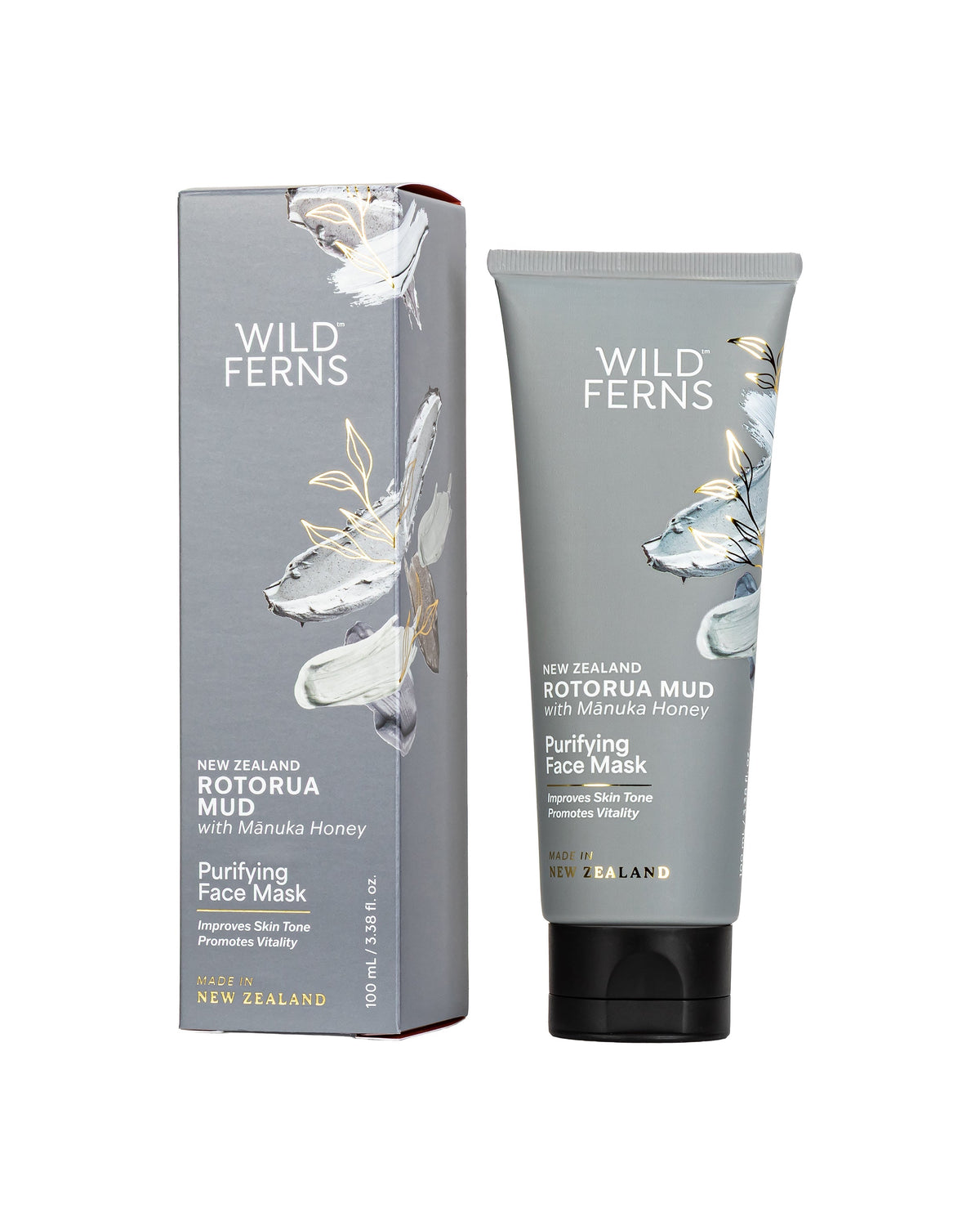 Wild Ferns Volcanic Mud Propolis Royal Jelly Mask 175ml
