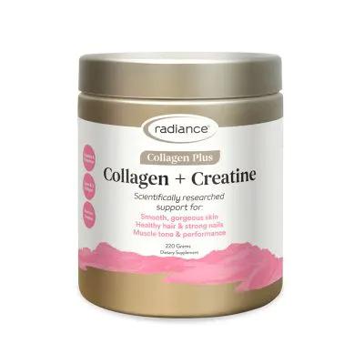 Radiance Collagen Creatine Supports Skin Hair Nails and Lean Muscle Dietary Supplement 220g