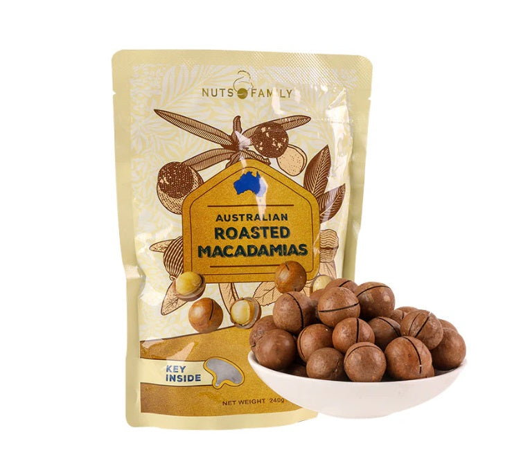 Nuts Family Macadamias Roasted Nut 240g