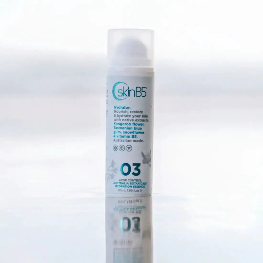 Skin B5 Acne Control Australian Botanicals Hydration Essence 50ml Acne Treatment,Clear Complexion,Clear Skin,Combination Skin,cracked skin,dry skin,dry skin cream,Dry Skin Gel,dry skin wash,Healthy Skin,Hydrating Skin Care,itchy dry skin,itchy skin,Moistu