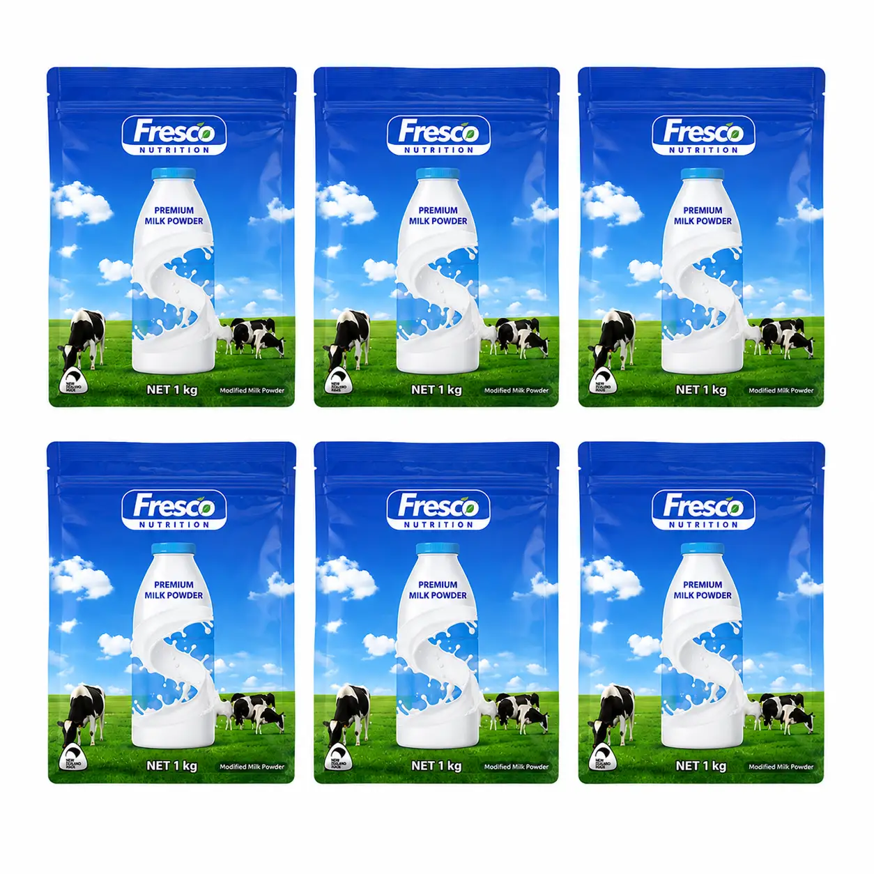 Fresco Whole Milk Powder 1kg x6 Bags