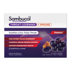 Sambucol Soothing Throat Lozenges 16 Pack