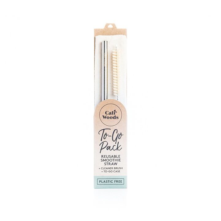 CaliWoods Stainless Smoothie Straw To-Go Pack