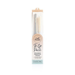 CaliWoods Stainless Smoothie Straw To-Go Pack