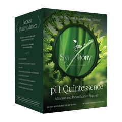 pH Quintessence alkaline greens supplement front right view