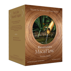 Revolution MacaFlow prostate health supplement front right view