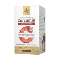 Solgar Brain Works With Full Spectrum Curcumin Licapsules 60