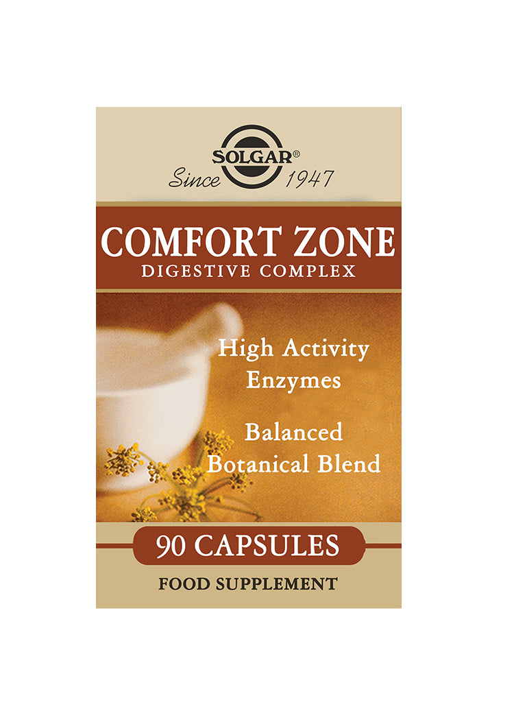 Solgar Comfort Zone Digestive Complex 90 vegetable capsules artemis digestive ease,digestive,digestive enzymes,digestive health,issues,lifestream digestive enzymes,solgar,solgar comfort zone,solgar digestive complex,Solgar nz