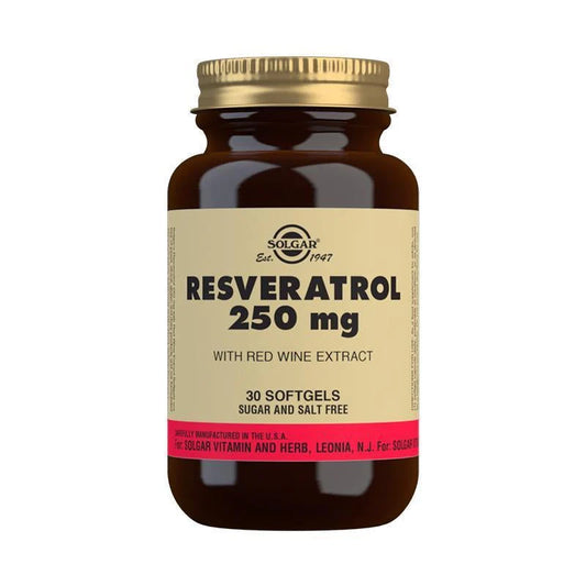 Solgar Resveratrol 250 mg softgels
