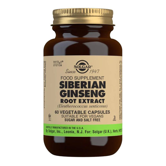 Solgar Siberian Gingseng Root Extract 60 capsules