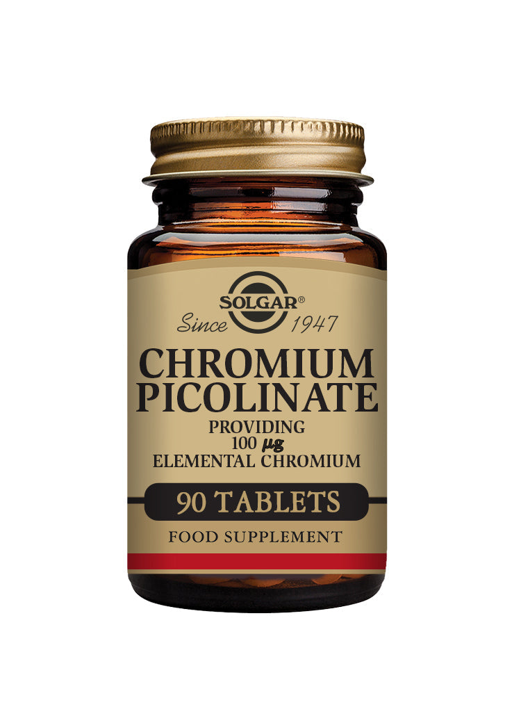 Solgar Chromium Picolinate 100mcg 90 tablets