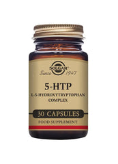 Solgar 5-HTP 100mg vegetable 30 capsules 5 htp,anxiety,depression,htp,issues,mental well being,promotes sleep,solgar,solgar 5-htp,stress,vegetable capsule