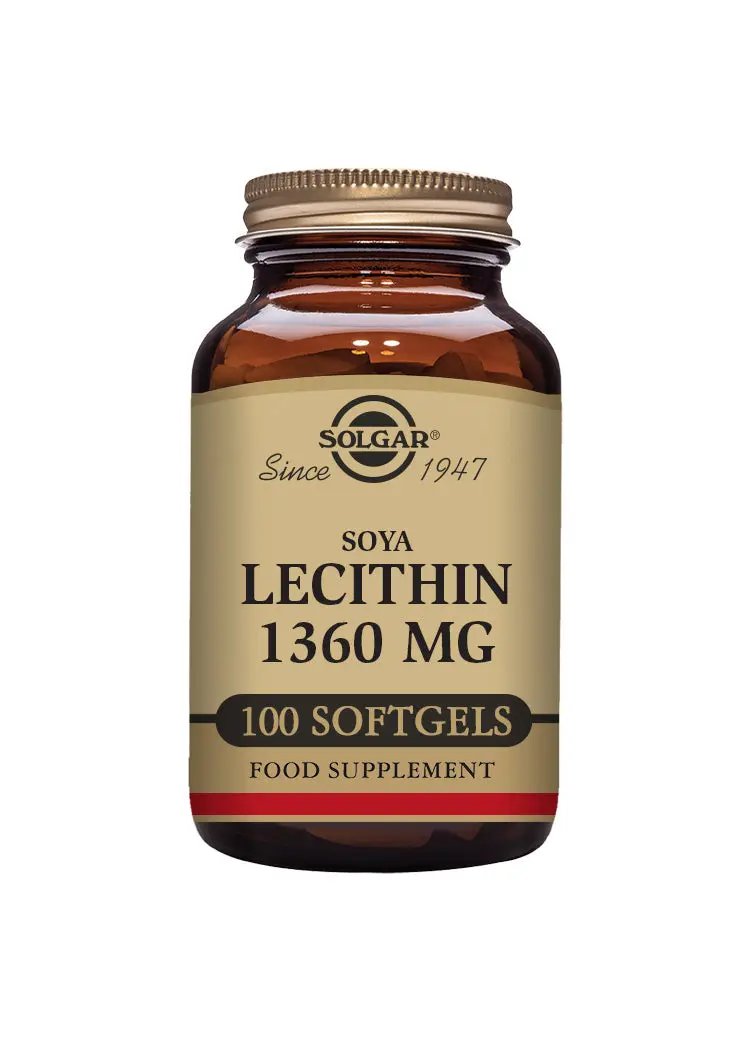 Solgar Lecithin 1360 mg 100 softgels Fatty Acid,issues,lecithin,Linoleic acid,solgar,Solgar Lecithin