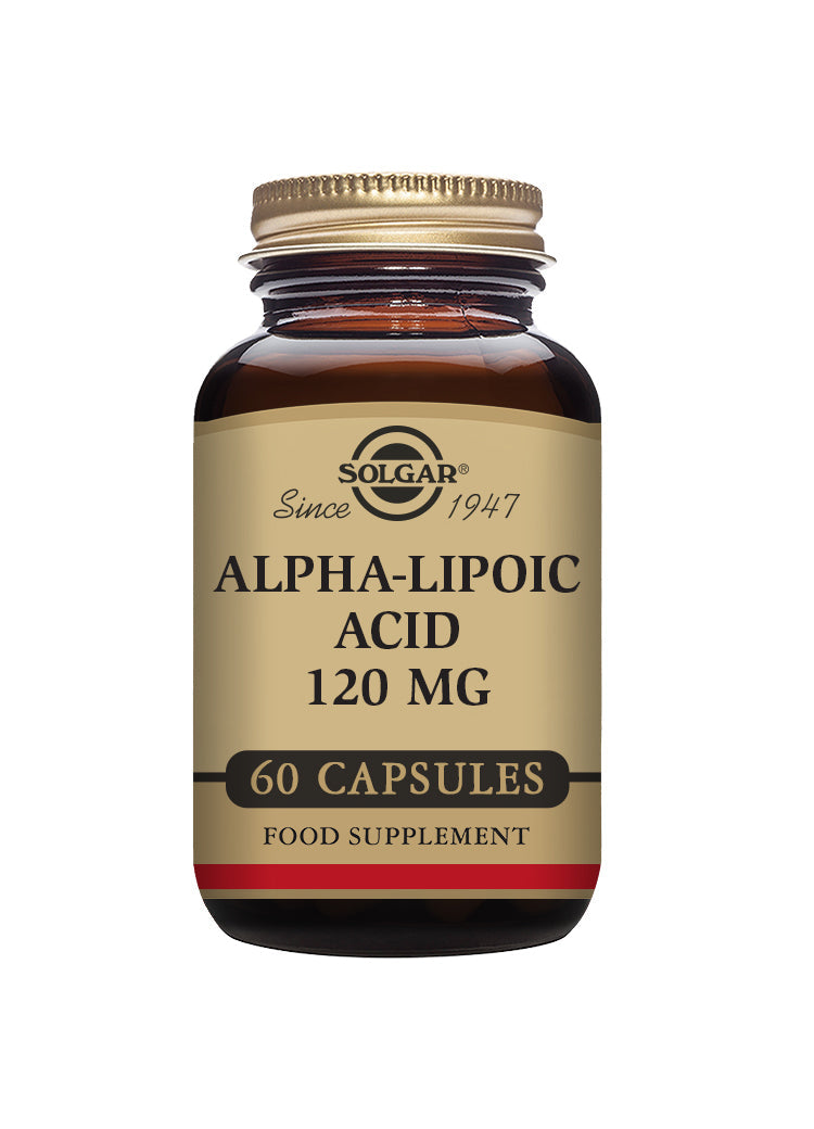 Solgar Alpha Lipoic Acid 120mg 60 capsules alpha lipoic acid,alpha lipoid acid,issues,solgar,solgar acidophilus,Solgar nz