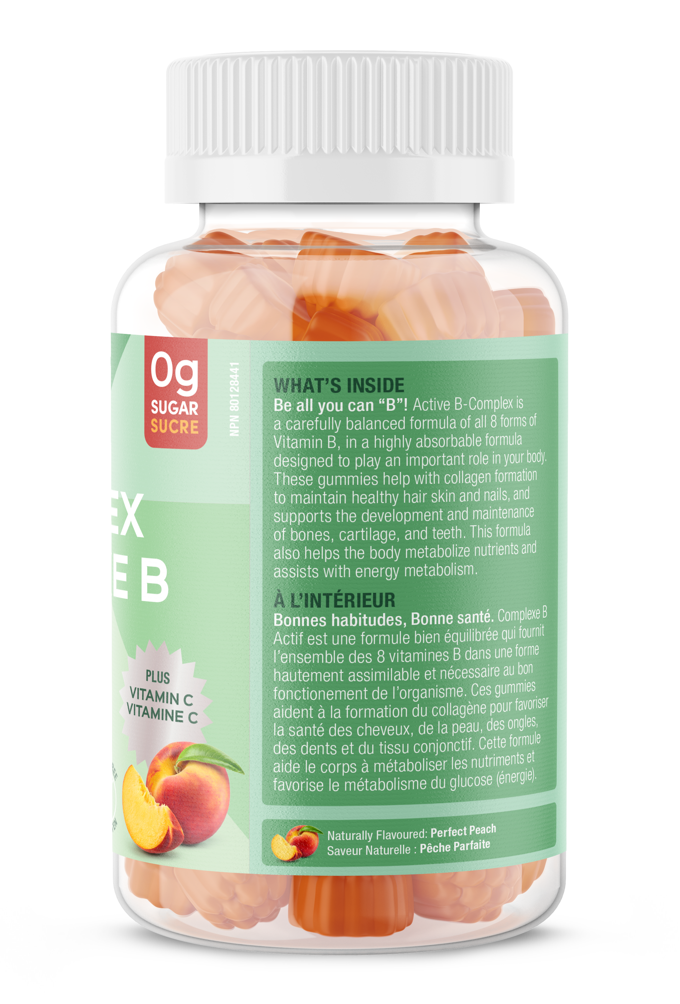 SUKU Vitamins Active B-Complex 50 Gummies | Sugar-Free B Vitamin Gummies