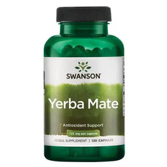 Swanson Yerba Mate 125mg 120 Caps blood lipid levels,blood sugar,Body natural immune,bone,boost energy production,cardiovascular health,Cellular Energy Production,Chlorophyll,cholesterol,cholesterol levels,detox,detox heavy metals,Detoxification,Detoxific