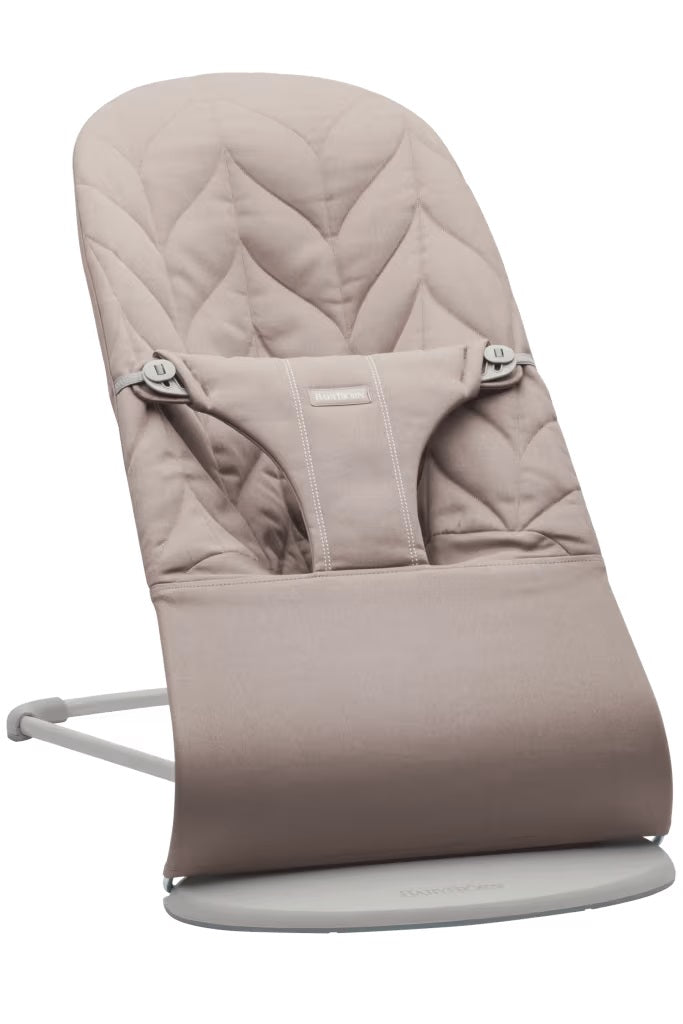 Baby Bjorn Bouncer Bliss Woven Petal Quilt Sand Grey