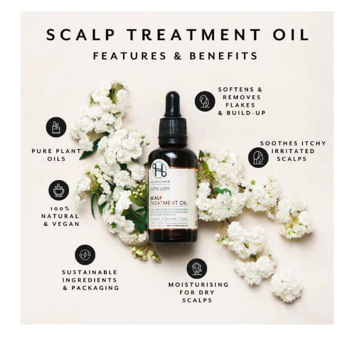 Holistic Scalp Treatment Oil 50ml Aids Styling,benefits of hair,Chemically treated hair,Colour Protect Shampoo,colour retention,Coloured hair,Conditions and Combats frizz,Curly hair,Damaged hair,dehydrated hair,Directions for U,dry hair,dry itchy scalp,dr