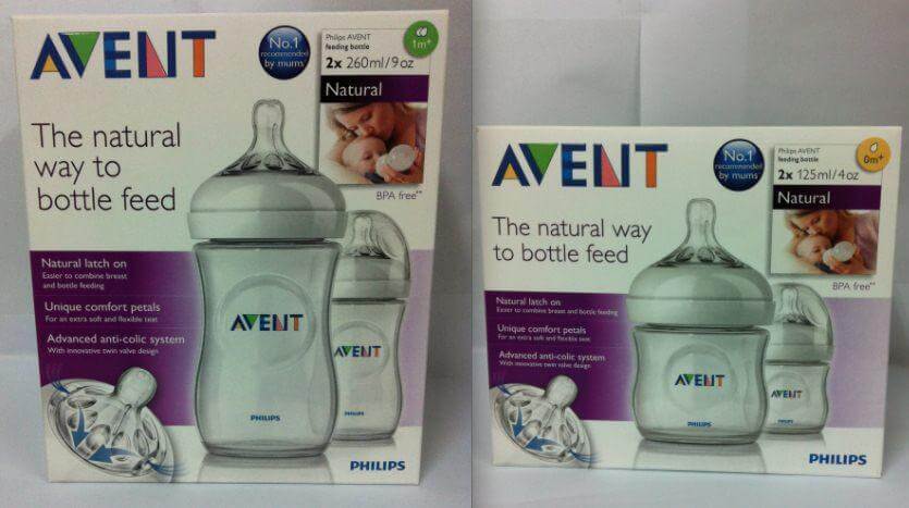 Philips Avent Natural Baby Bottles 4 * 260ml 4 * 125ml avent,avent steamer and blender,baby bottles,issues,philips avent,philips avent 4 in 1,philips avent electric breast pump,philips avent electric steam steriliser,philips avent starter set