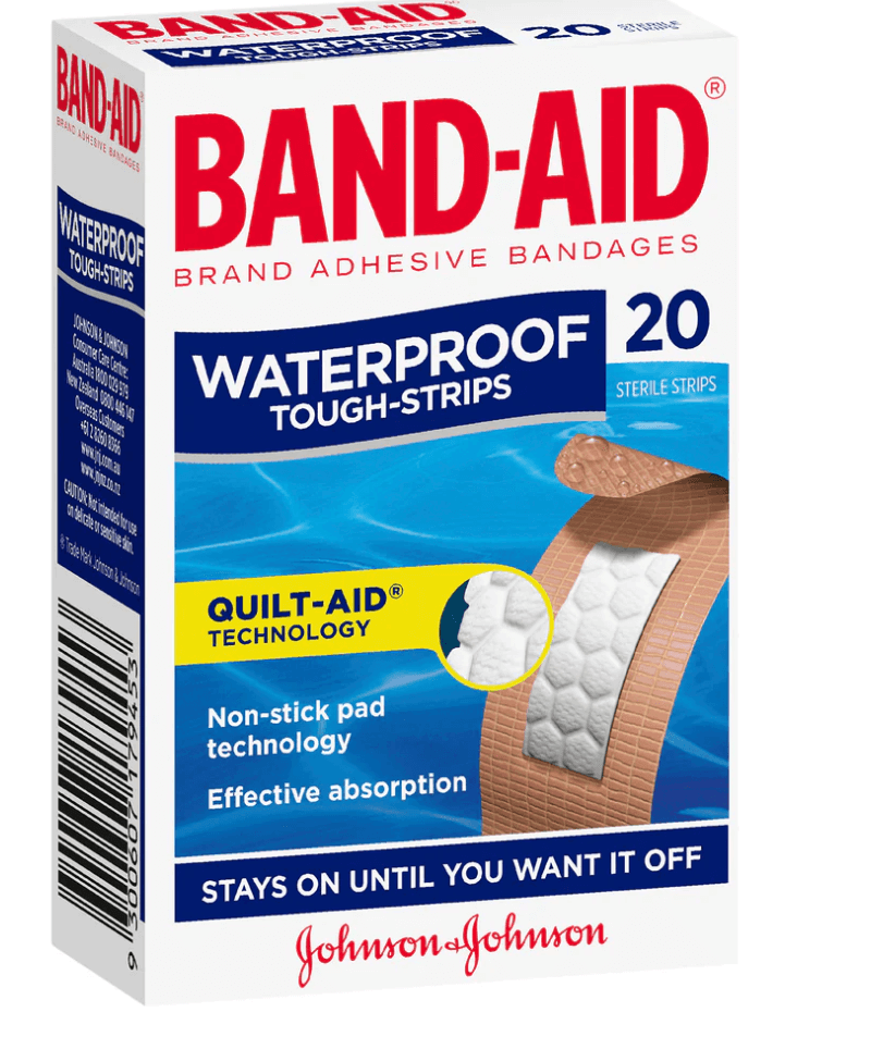 Band-aid tough strips waterproof 20