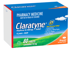 claratyne 10mg tabs 80 allergen support,allergens,allergens from foods,Allergic reactions,allergies,allergy,allergy eyes,Allergy from Plants,Allergy medicine,Allergy Relief,Allergy tested,Allermed Relief Spray,Categories: Allergy Support,hay fever,hayfeve