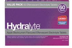 hydralyte effervescent tab Apple Blackcurrant 40