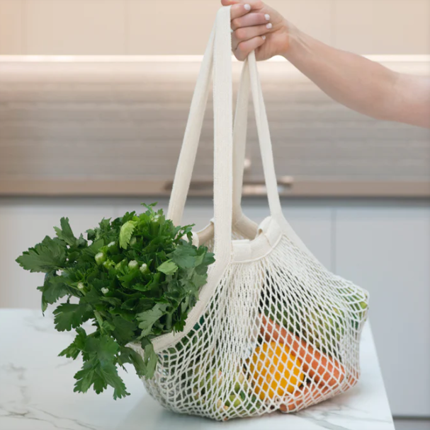 Ecobags Organic Cotton String Bag Long Handle image 2