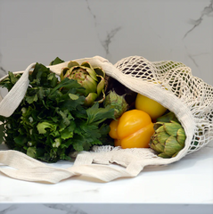 Ecobags Organic Cotton String Bag Short Handle image 2
