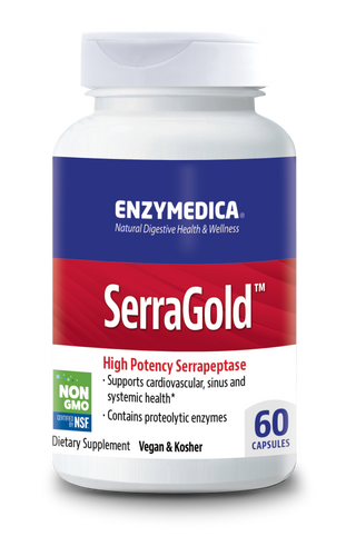 Enzymedica SerraGold 60 capsules Enzymedica,Enzymedica Serragold,issues,serragold