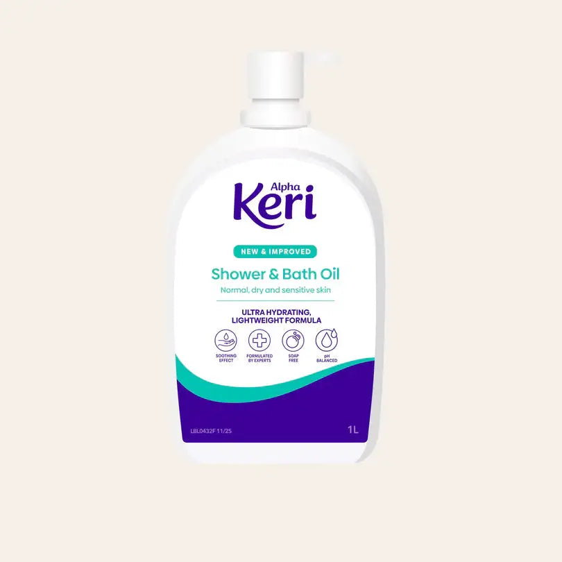 Alpha Keri Shower And Bath Oil Nourishes Dry And Sensitive Skin Hydrating Oil 1 Litre