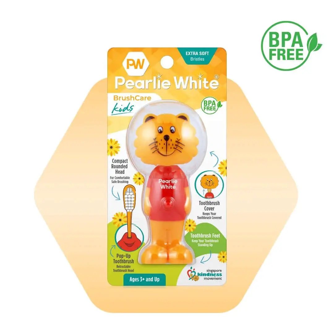 Aluro Brushcare Kids Pop-Up Extra Soft Toothbrush - Singa Aluro Brushcare,Compact Rounded Head toothbrush for kids,dental habits,issues,Kids Brushcare,Kids Extra Soft Toothbrush,Kids Pop-Up Extra Soft Toothbrush,Kids Soft Toothbrush,Kids Toothbrush,Retrac