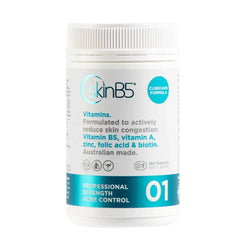 SkinB5 Professional Strength Acne Control Tablets Promotes Clear Skin