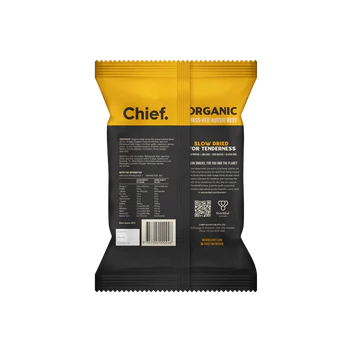 Chief Organic Grass-fed Biltong 30g (Min Order 12 Bars)