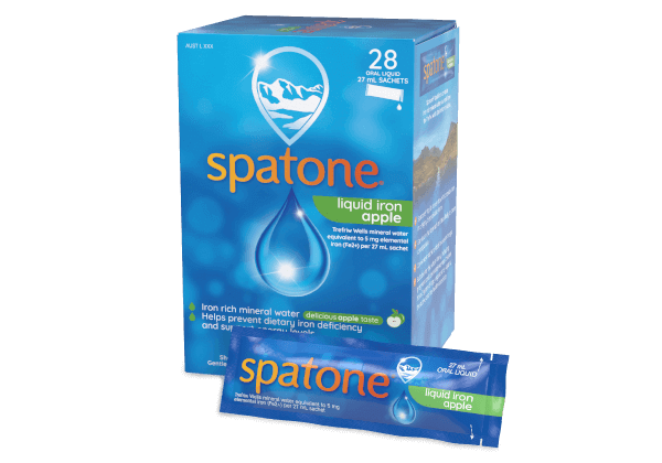 Spatone liquid iron - apple 28 Sachets iron,issues,liquid iron,pregnancy,spatone