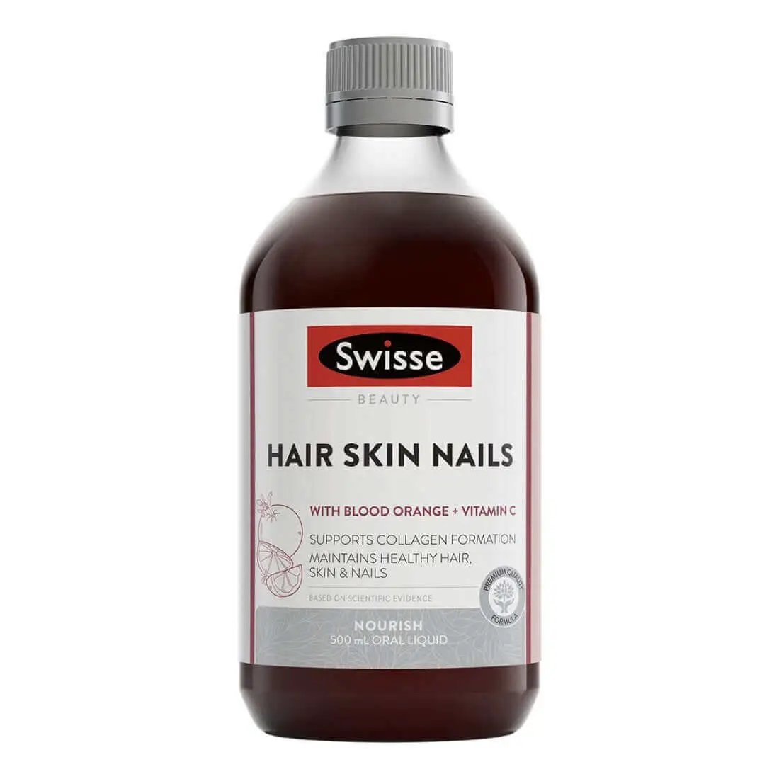 Swisse Collagen Solution 500ml Supports Collagen Formation and Promotes Healthy Hair, Skin and Nails Liquid Supplement