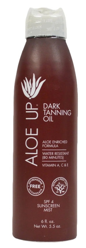 Aloe Up Dark Tanning Oil Spray SPF 4 - 177ml