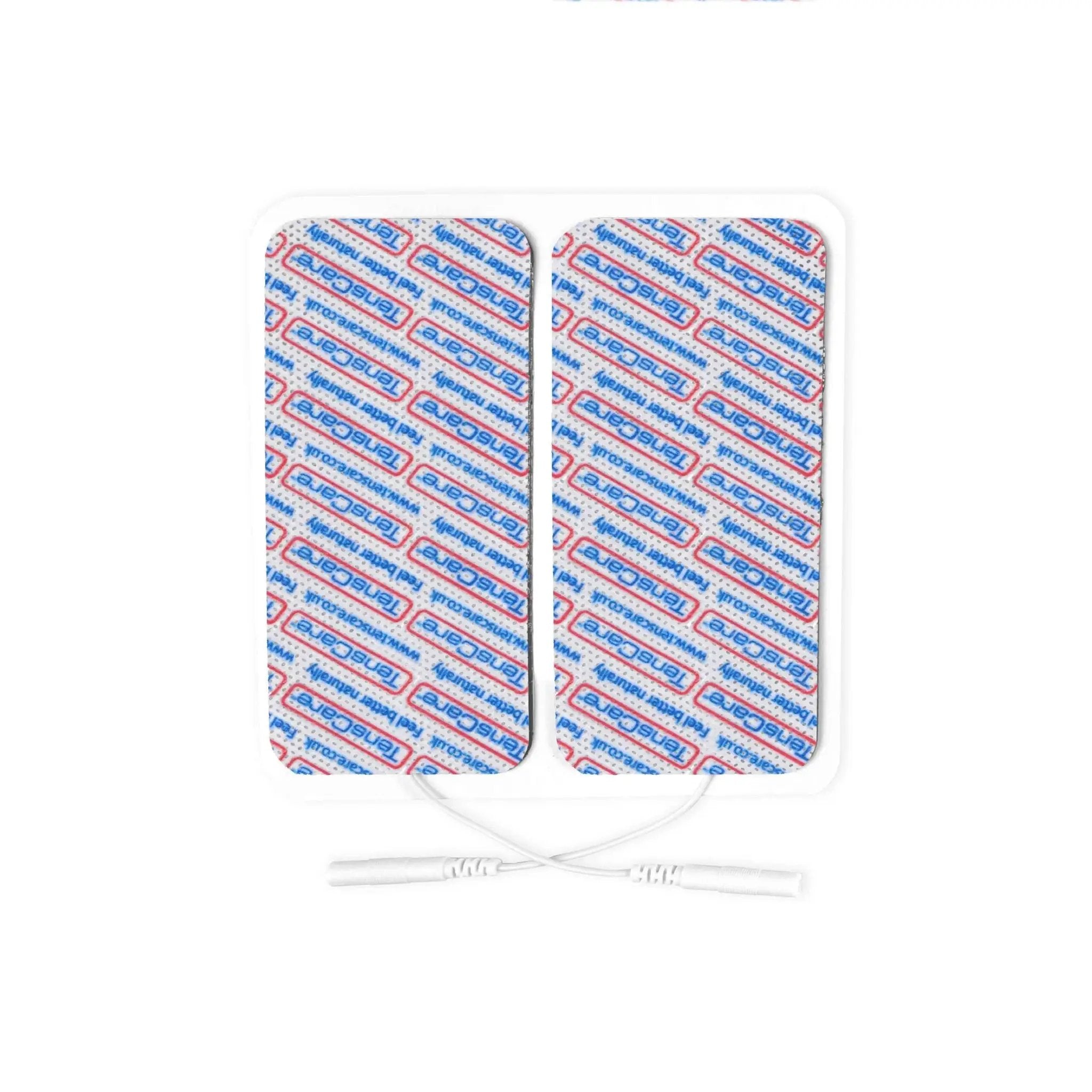 TensCare Electrode Pads Reusable Gentle On Skin Twin Pack 90x50mm For TENS EMS IFT