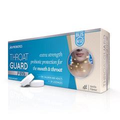 Blis Throat Guard Pro 30 Lozenges 30 Lozenges,blis,Blis Throat Guard Pr,Blis Throat Guard Pro 30 Lozenges,ginger lozenges,issues,lozenges,manuka honey lozenges,sore throat lozenges,strepsils plus lozenges,throat guard,Throat Lozenges