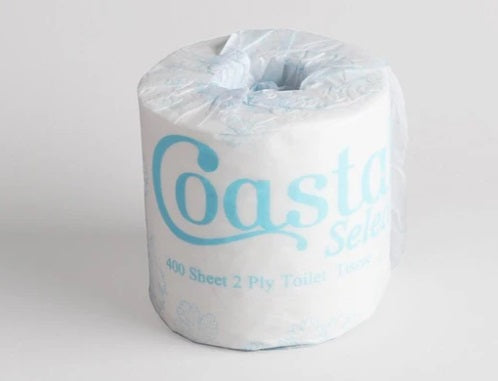 TOILET PAPER 2PLY 400 SHEET ROLL