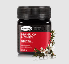 Comvita Manuka Honey UMF 5+ (250g) antioxidant,antioxidant action,antioxidant blend,antioxidant Digestion gallbladder liver function,antioxidant nutrients,Antioxidant protection,Antioxidant Support,antioxidants,Antioxidants Bone & Joint Inflammation,Antio