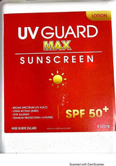 UV Guard Max SPF50+ Sunscreen Lotion 1 LITRE cheaper,cheaper than bargain cheist,cheaper than bargain chemist,cheaper than chemist ware house,cheaper than chemist warehouse,cheaper than pharmacy direct,cheaper then chemist warehouse,effective sunscreen,hi