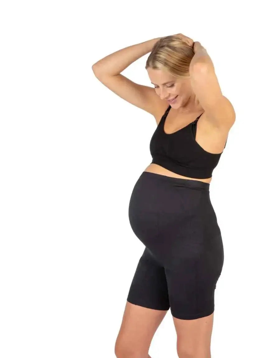 SUPACORE PREGNANCY EMMA SUPPORT SHORTS Increase mobility and stability - continuing to work.,Pelvic instability and pelvic girdle pain (PGP).,Prenatal support and recovery.,Reduce lower back pain and increases pelvic/back support.,Support-related pelvic f