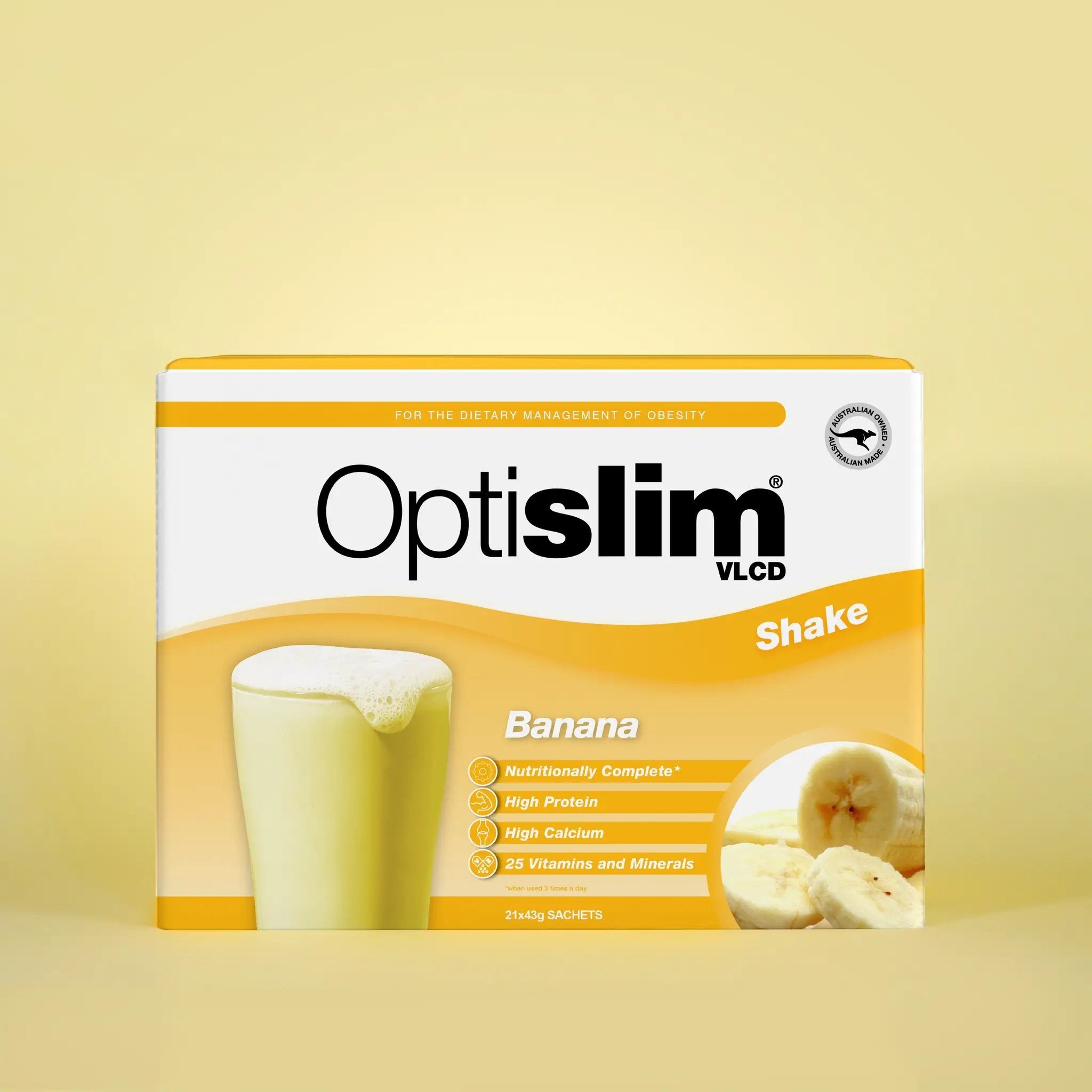 Optislim VLCD Shake Banana 21x43g
