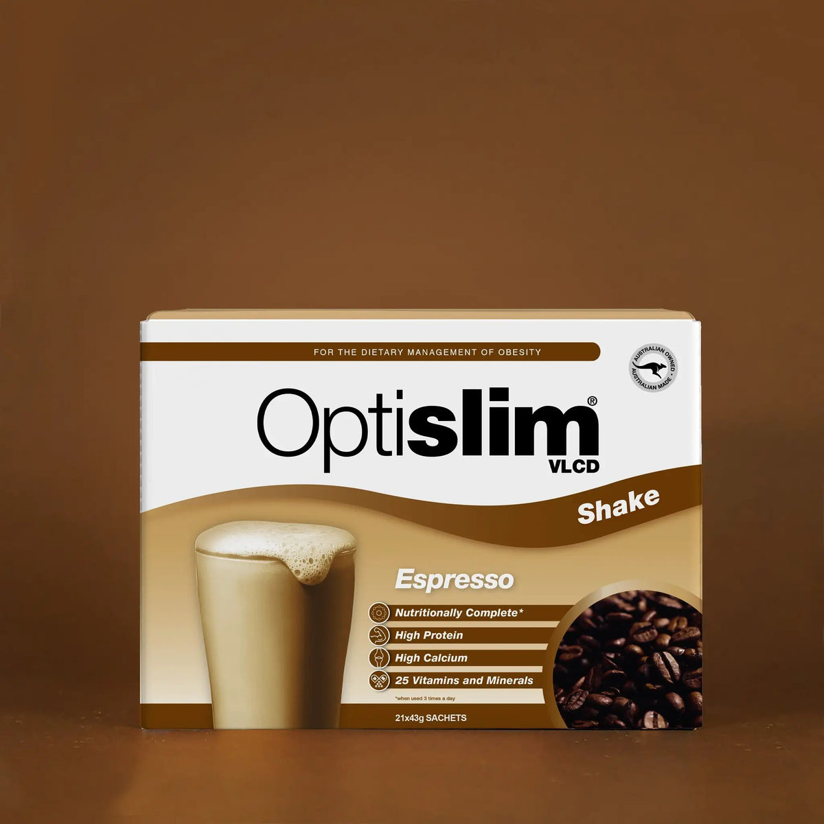 Optislim VLCD Shake Espresso 21x43g